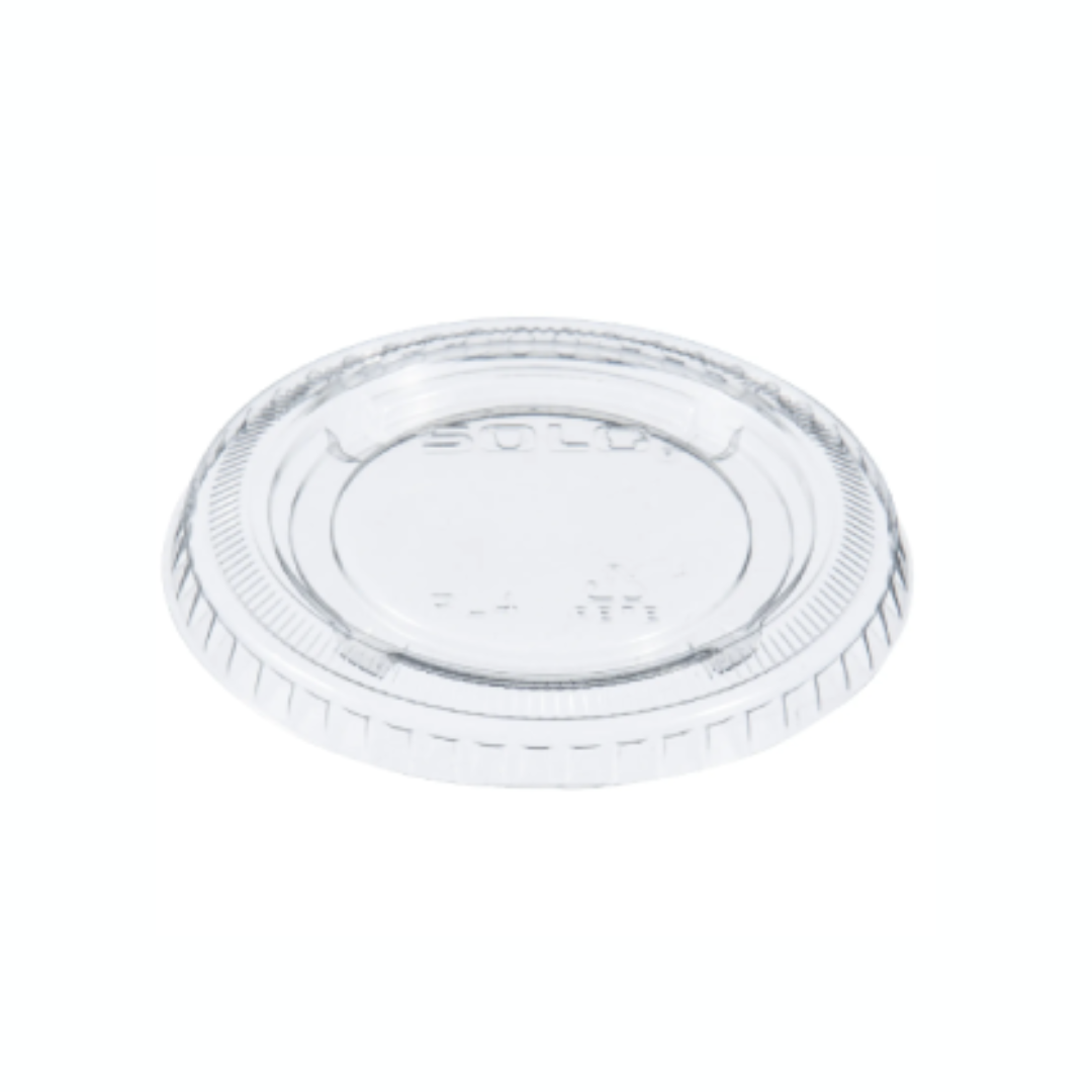 Tapas para vasos planas sin abertura - 50 unidades