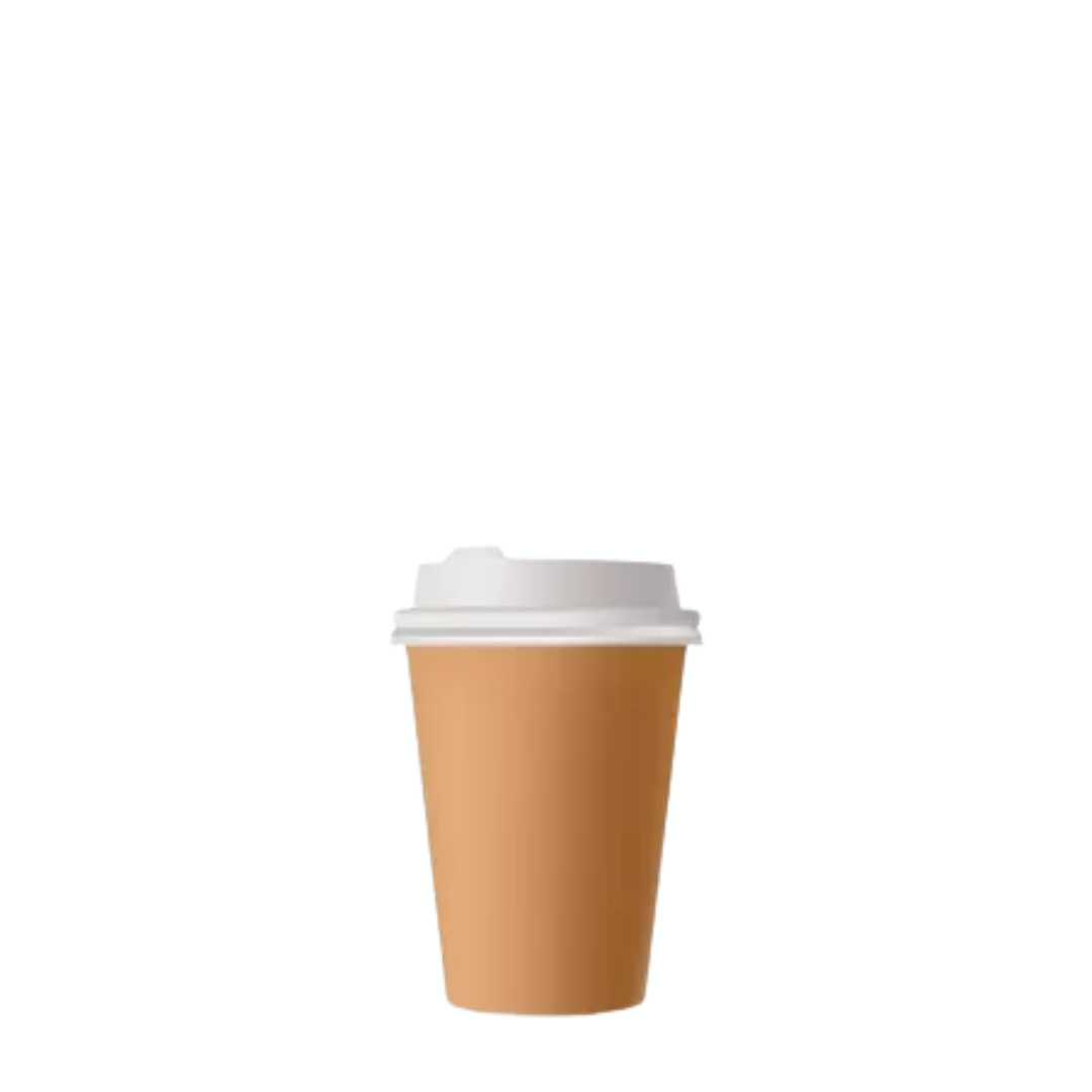 Vasos para bebidas calientes 6 oz Kraft - 50 unidades - EKO-EMPAQUES18