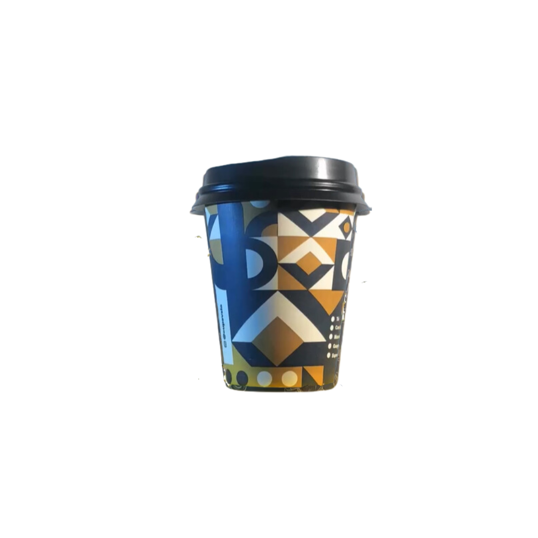 Vasos para bebidas calientes 4 oz CASUAL - 1000 unidades - EKO-EMPAQUES18