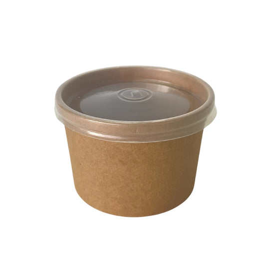 Bio-Tina con Tapa PP  8 oz - 50 Unid