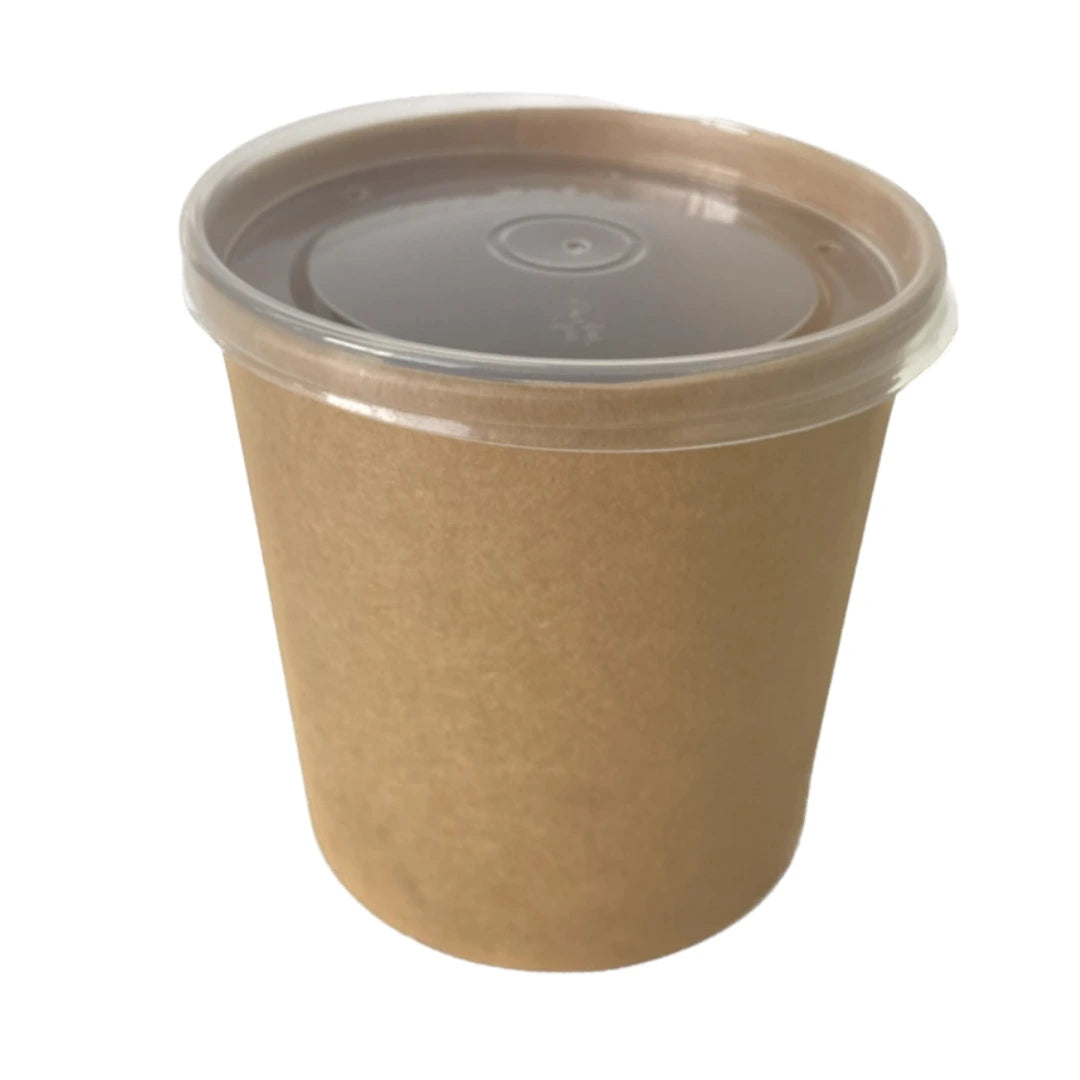 Bio-Tina 16 onzas con Tapa PP- 25Unid — EKO-EMPAQUES 18 Venezuela