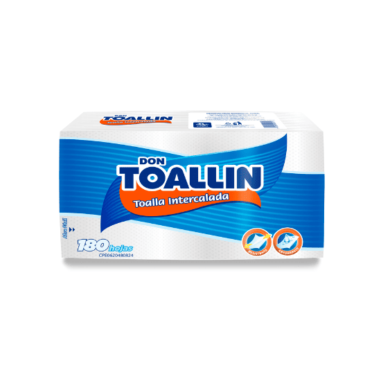 Toallas Don Toallín Intercaladas 180 Hojas