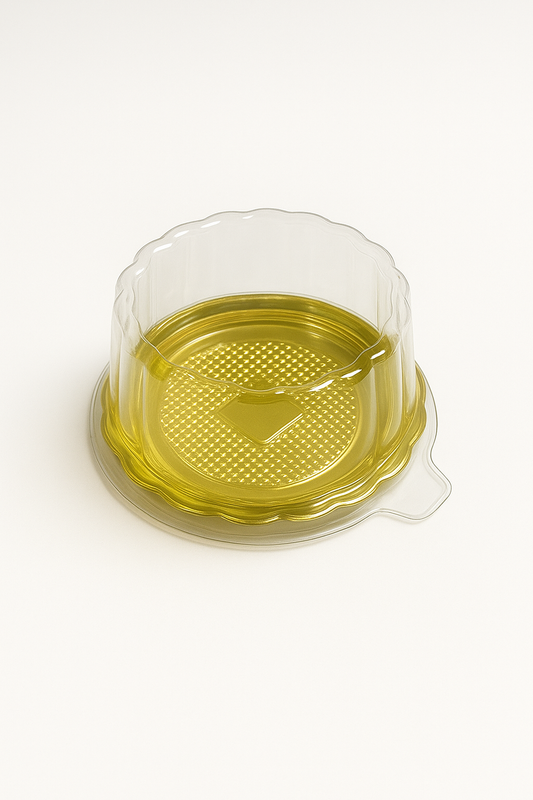 Disco Dorado y Domo 10cm - 200 unidades