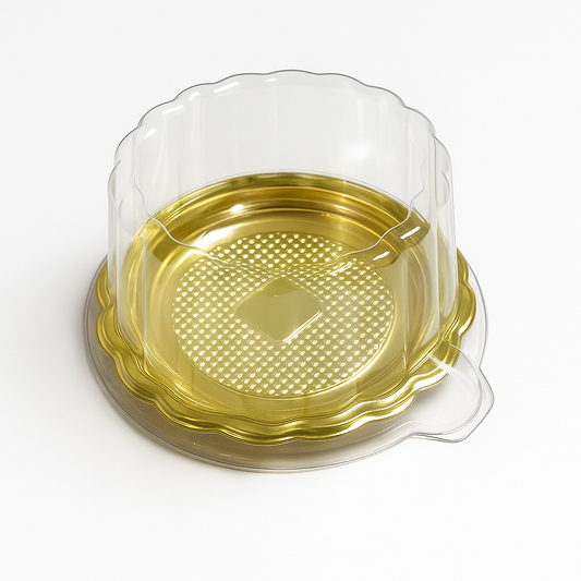 Disco Dorado y Domo 10cm - 20 unidades