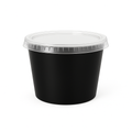Tinas Salseras Plásticas Negra - 5 oz Sin Tapa (Caja 25 x 100 Unds) - EKO-EMPAQUES18