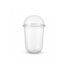 Vasos tipo U con Tapa Tipo Domo