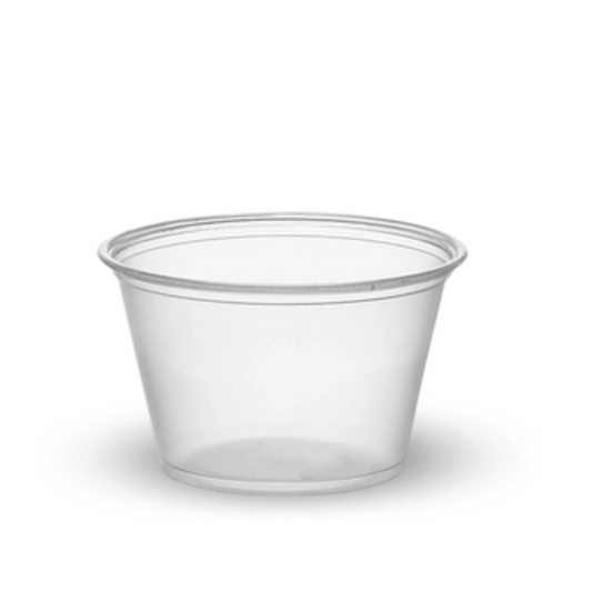 Vasos plásticos transparente 8 Oz 25 Unid