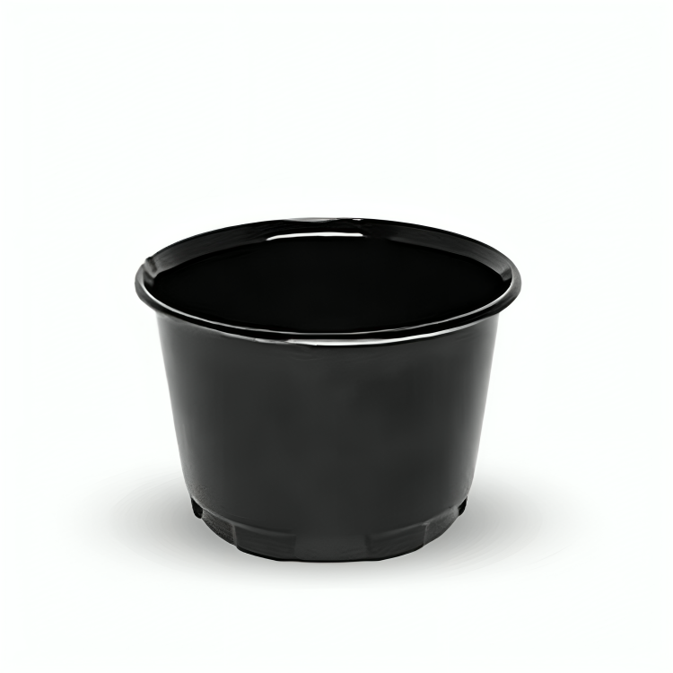 Vasos plasticos negros 8oz