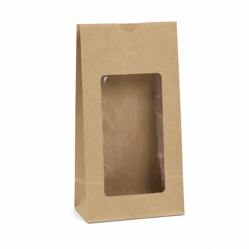 Bolsas Kraft con Ventana