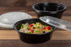 Bowl Redondo Lucay Negro con Tapa 24 oz