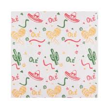 Papel Antigrasa Party 14 * 14cm  1000 unid