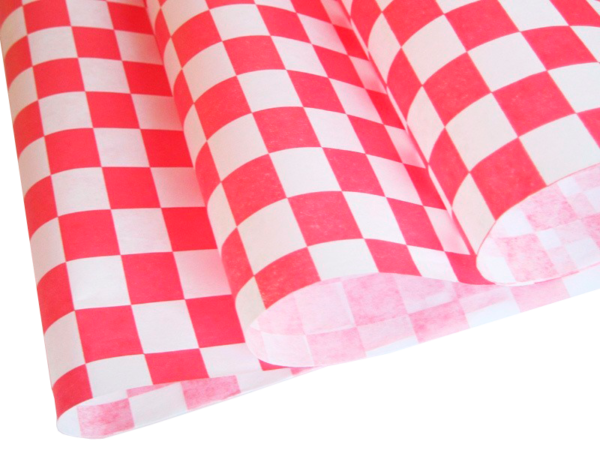 Papel Antigrasa 30cm * 30cm Rojo 100 unid