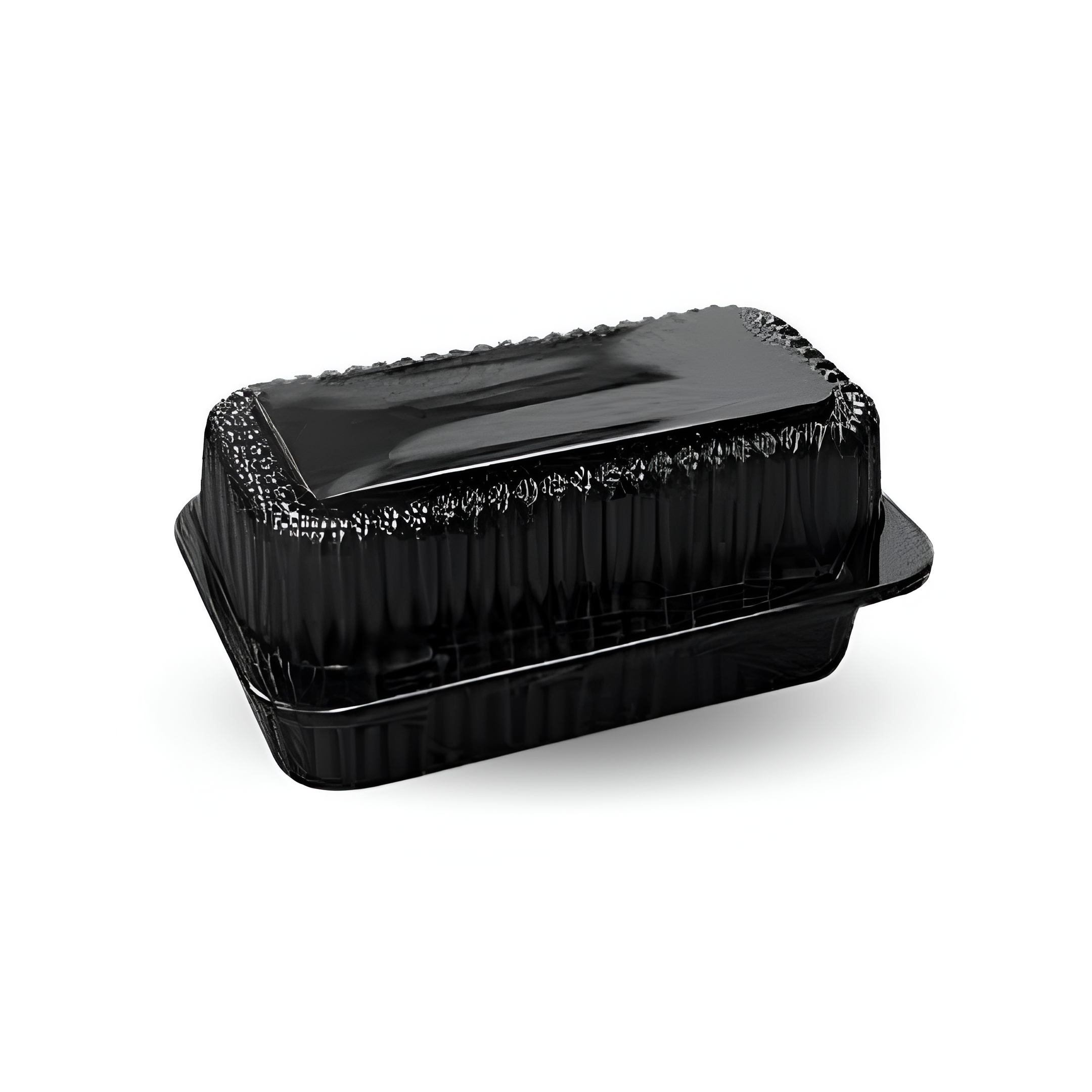 Deligourmet Rectangular PET Negro - 200 unidades - EKO-EMPAQUES18