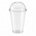Vaso PET 16 oz con tapa domo importado