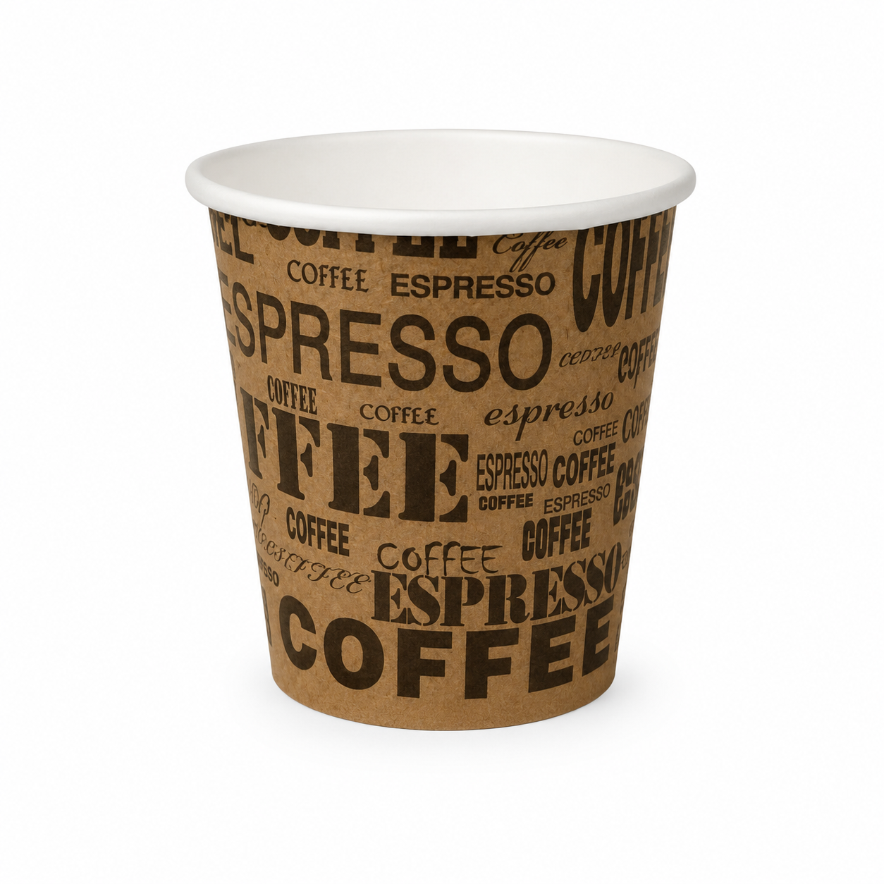 Vaso de café estampado 4 oz sin tapa