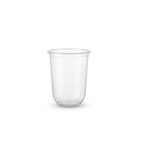 Vaso tipo U 12 oz sin tapa PET transparente - EKO-EMPAQUES