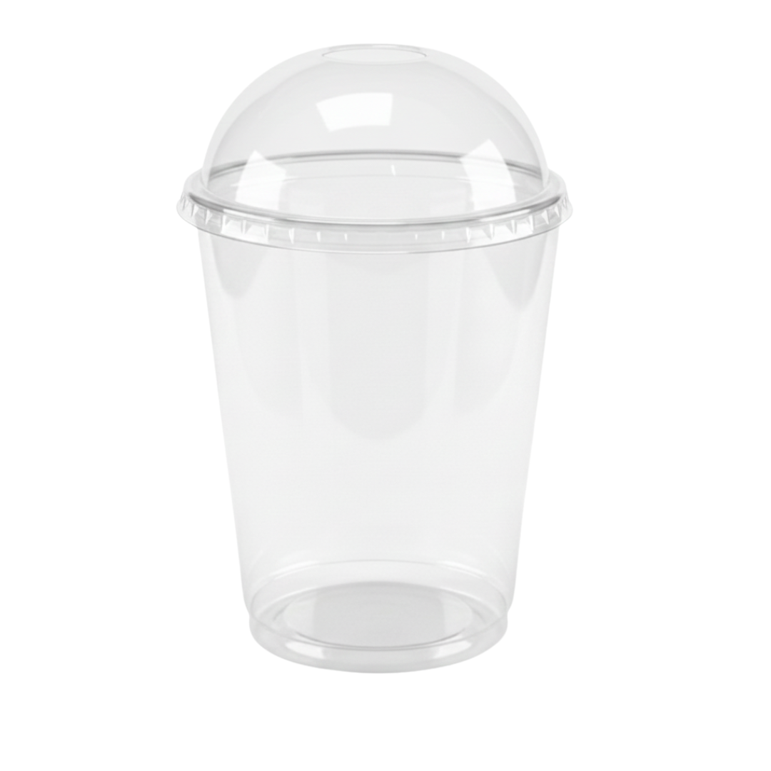 Vasos 12oz con Tapa Domo