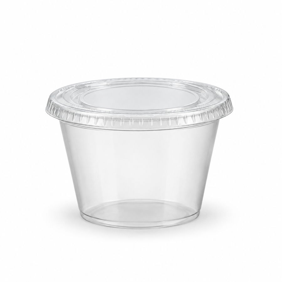 Vasos Plásticos Transparentes 8 oz con Tapa Lisa